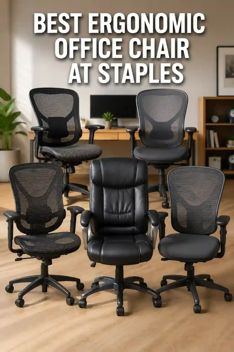Best Ergonomic Office Chair at Staples: Top 5 Picks