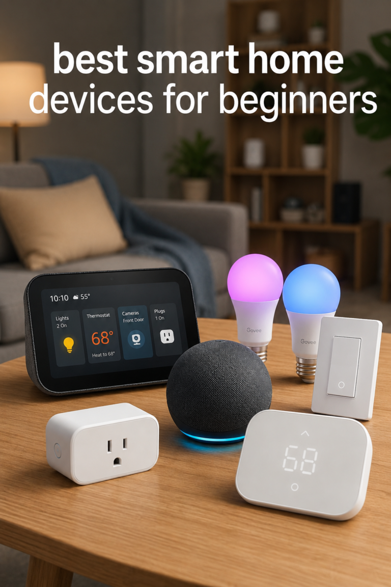Best Smart Home Devices for Beginners: 8 Top Picks