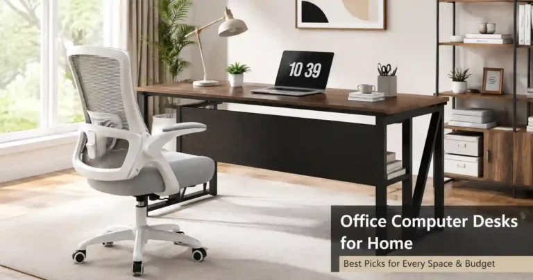 Office computer desks for home designed for comfortable work, study, and everyday use.