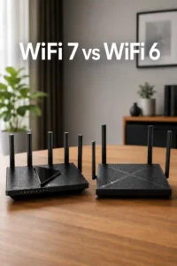 what is wifi 7 vs wifi 6 compared on a table